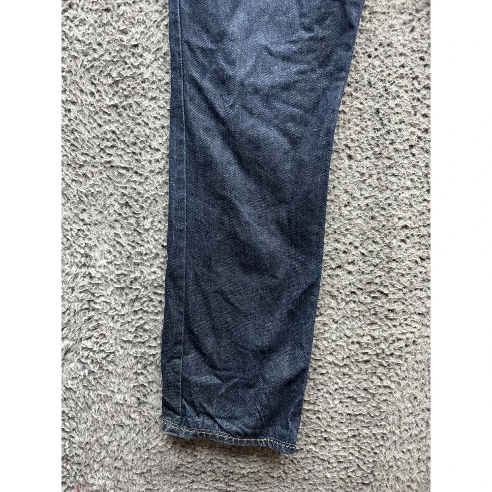True Religion Low Rise Straight Leg Denim Jeans Dark Wash Indigo Mens Size‎ 32